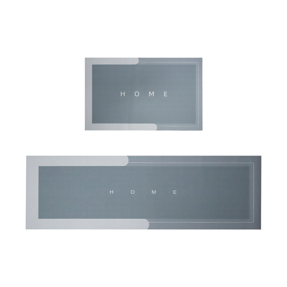 COMFEYA 2 Pack Quick Dry Absorbent Diatomite Bath Mat Set