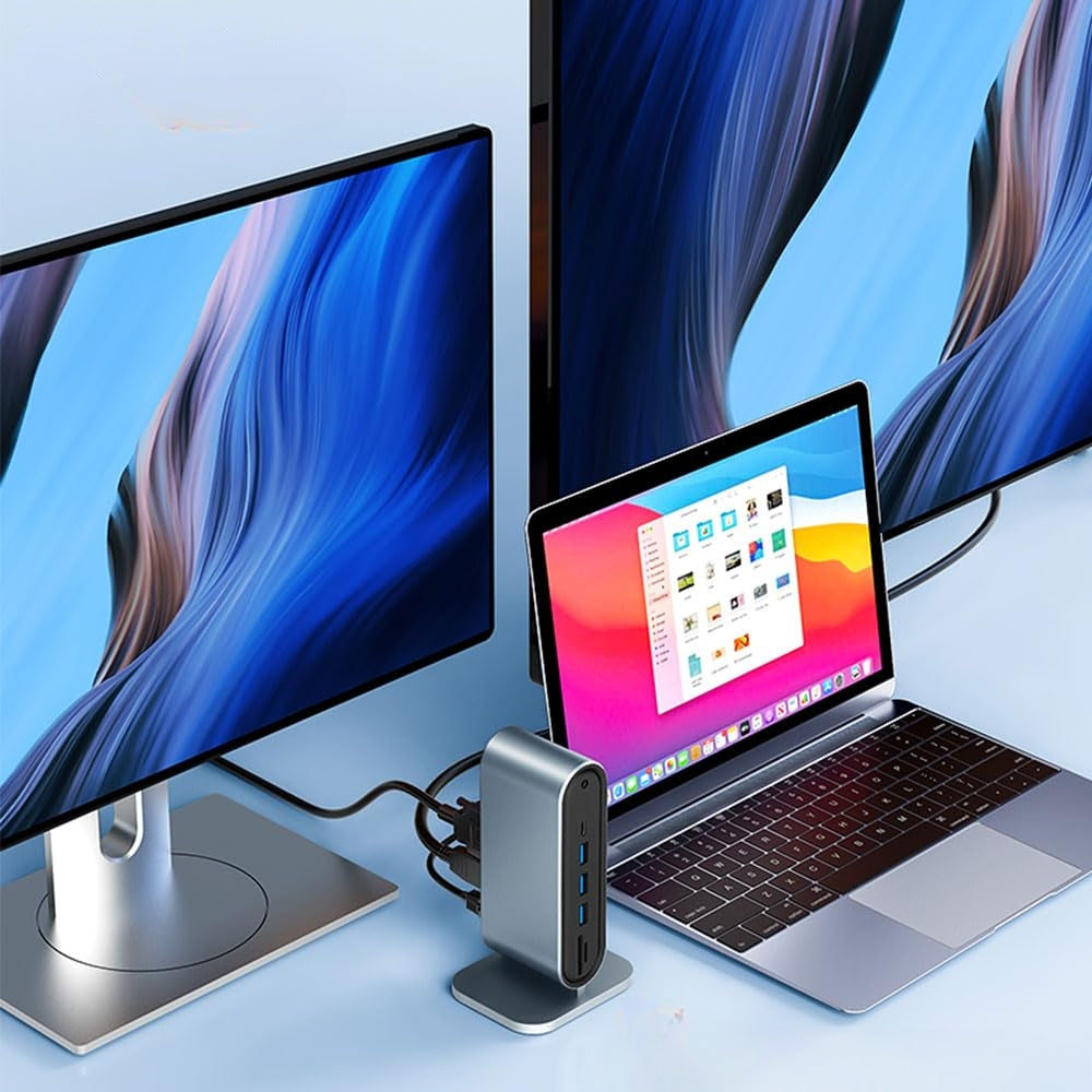 12 in 1 Docking Station Compatible Adapter