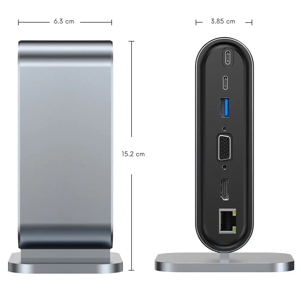 12 in 1 Docking Station Compatible Adapter