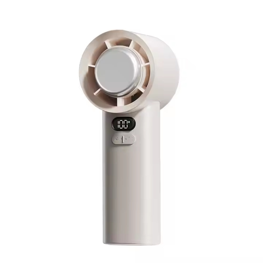 Portable Handheld Turbo Fan 100 Speed Rechargeable Mini Fan