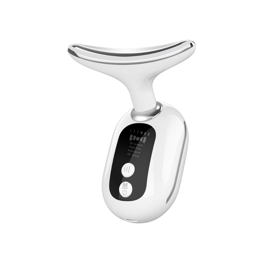 Neck and Face EMS Lifting LED Light Therapy Massager