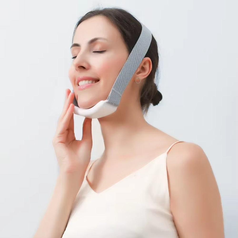 Vibration EMS Face Lifting Massager Double Chin Remover Shaping Belt