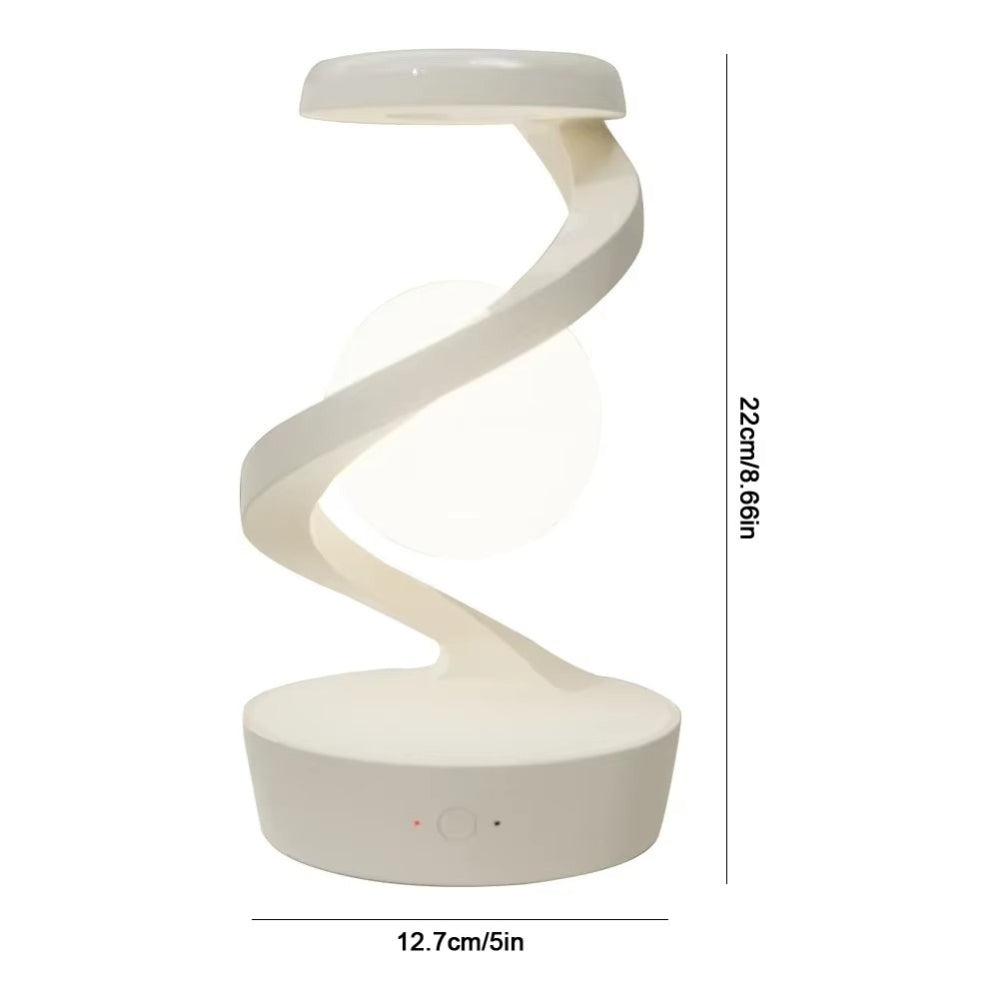 Levitating 3D Moon Lamp with LED RGB Light and Wireless Phone Charger