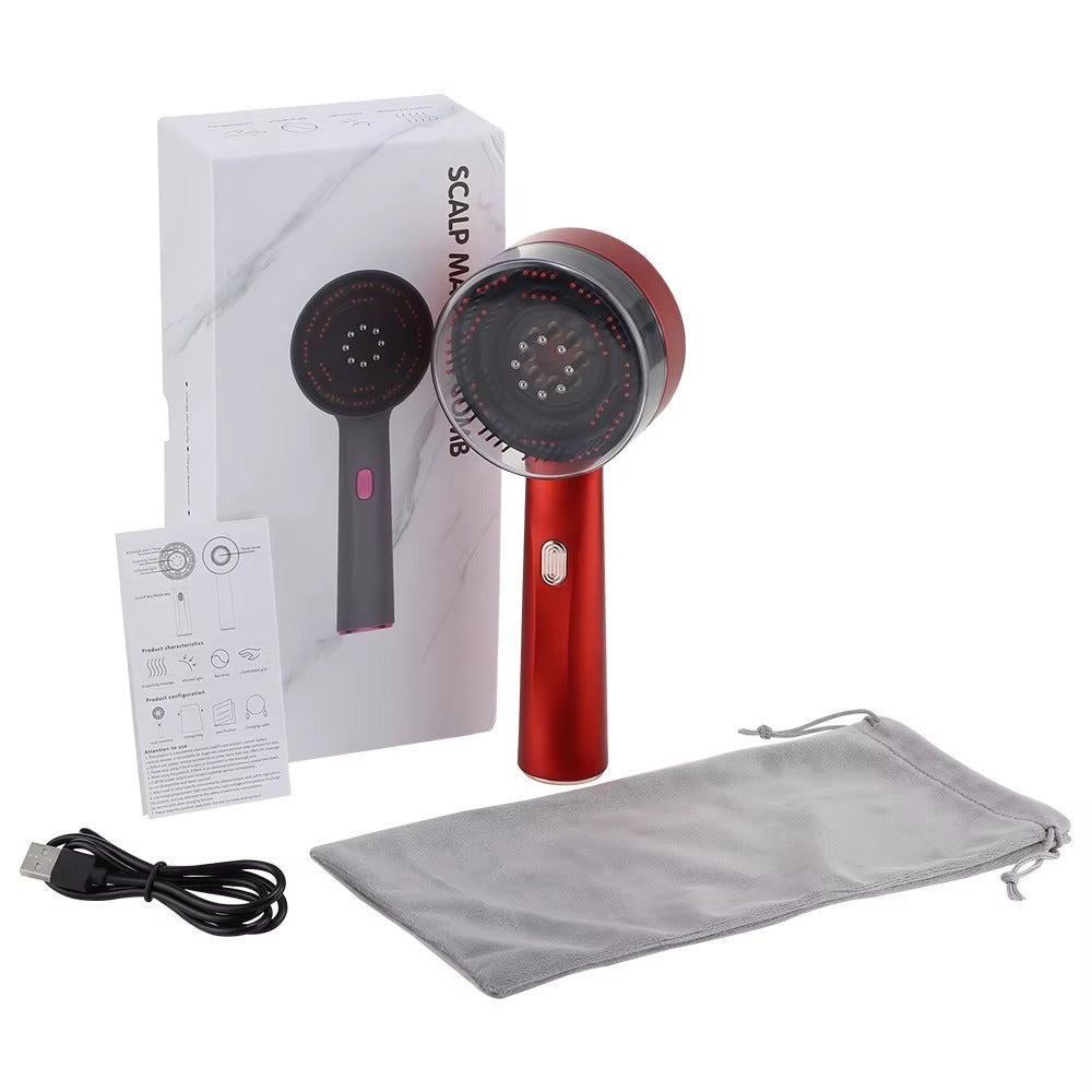 Electric Vibration Massage Comb for Hair Growth and Scalp Care
