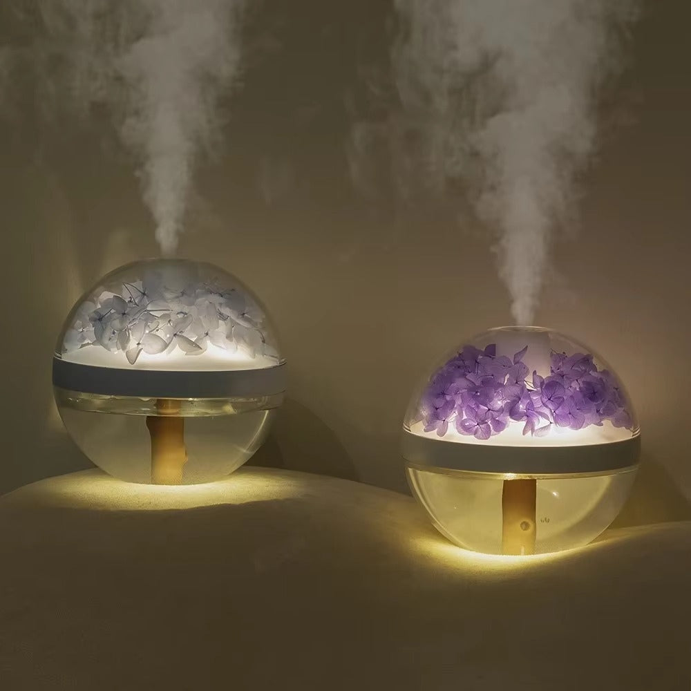 270ml USB Rechargeable Air Humidifier with LED Light and Mist Function