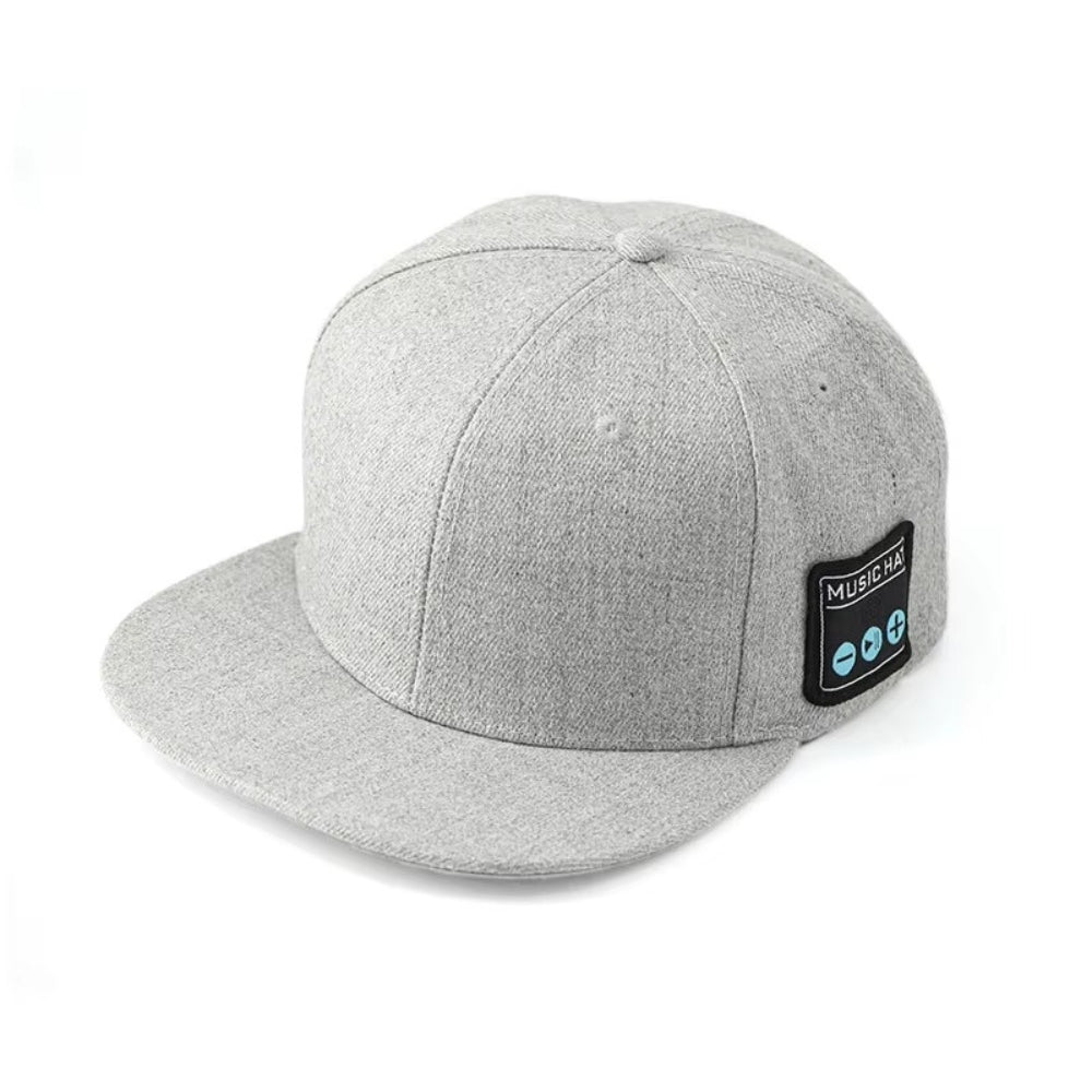 Bluetooth Music Hat with Dual Speakers and Built-in Microphone