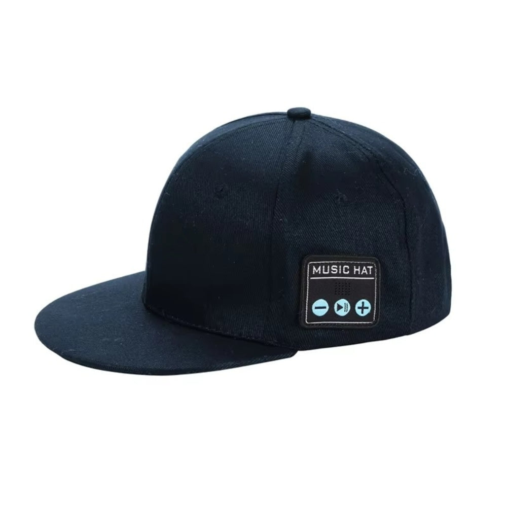 Bluetooth Music Hat with Dual Speakers and Built-in Microphone