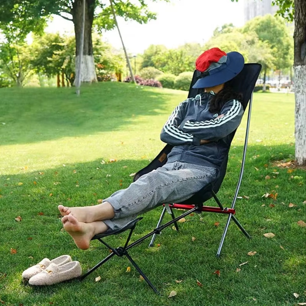 Universal Folding Camping Chair Footrest for Outdoor Use