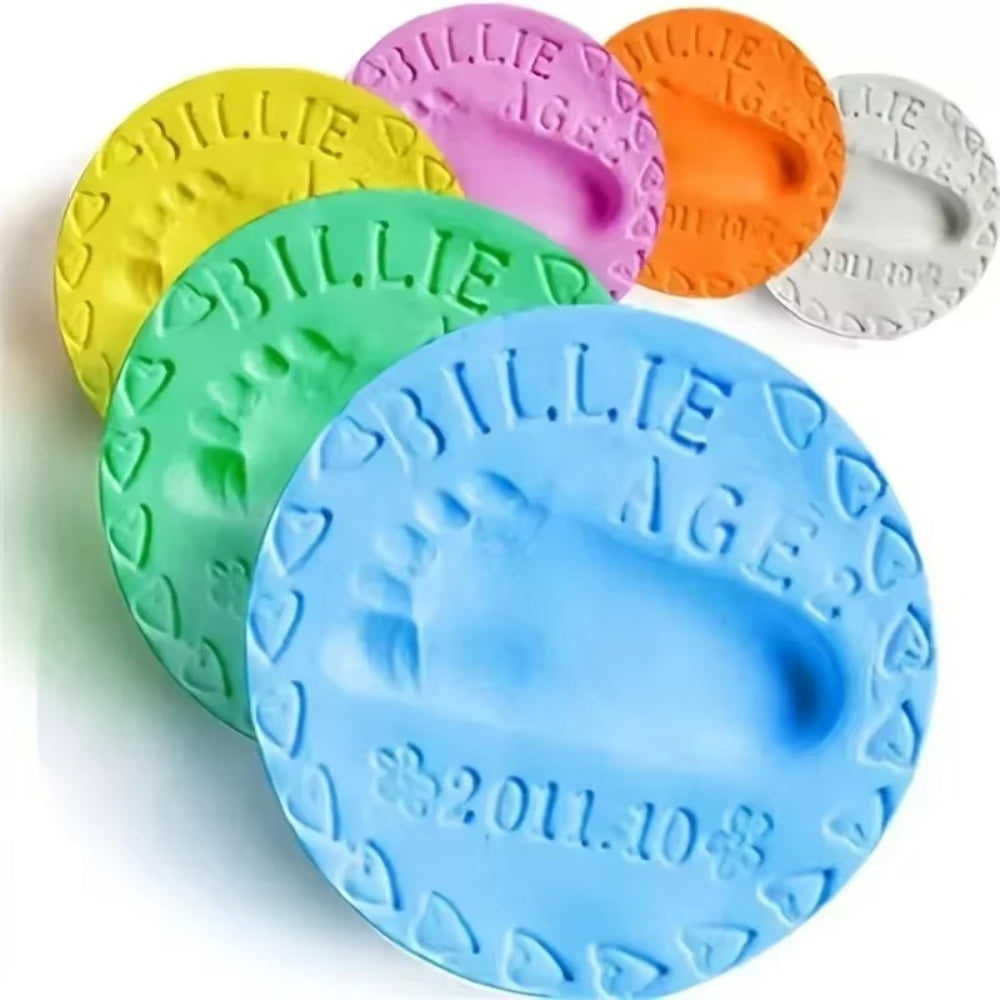 DIY Baby Hand and Footprint Clay Imprint