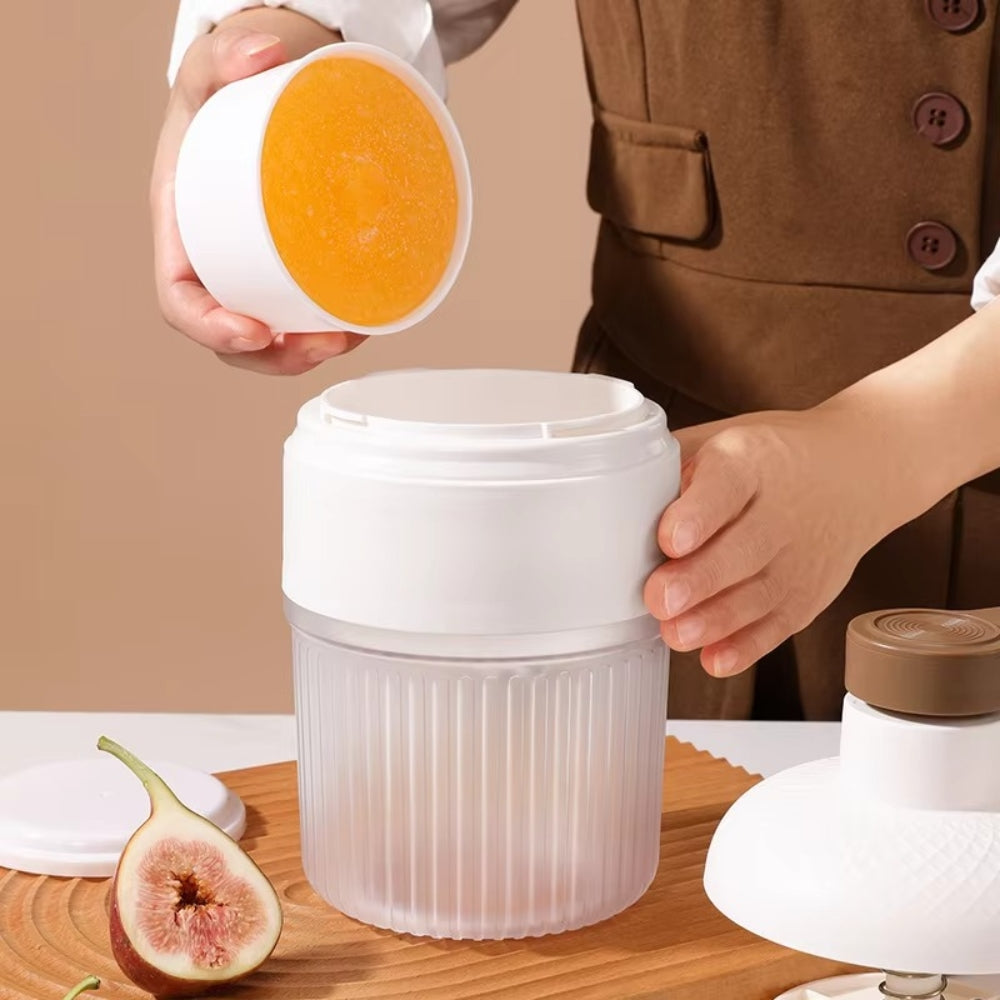 Mini Ice Crusher Hand Operated Shaved Ice Milkshake Maker