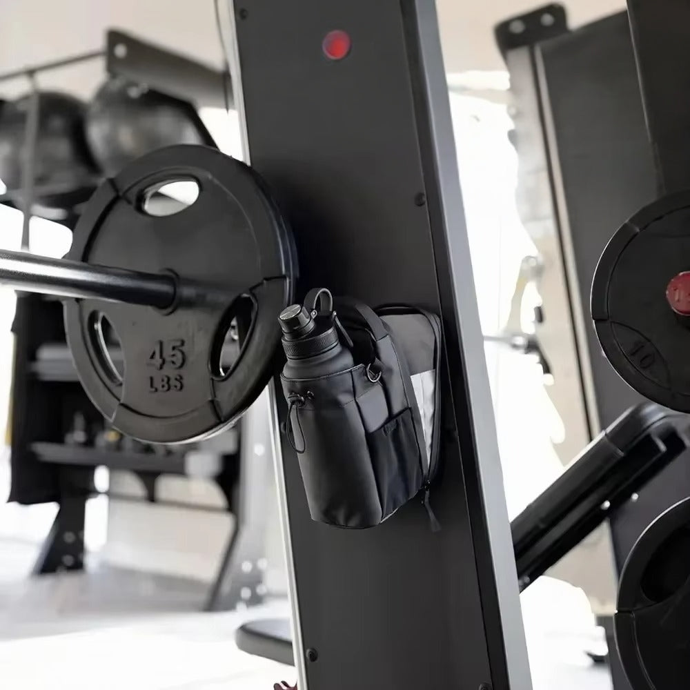 Magnetic Gym Bag Huge Capacity with Phone and Water Bottle Pouch