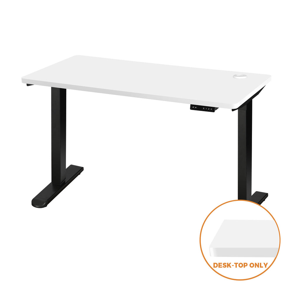 Standing Desk Top with Drilled Hole White 150cm