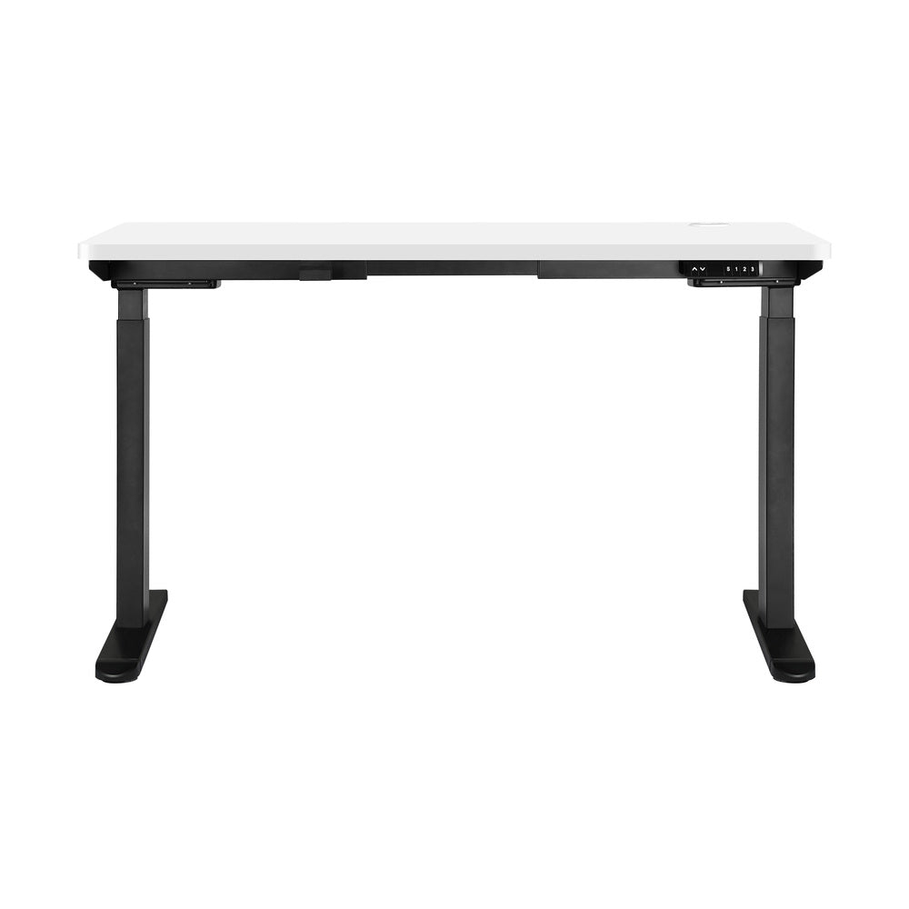 Adjustable Standing Desk Dual Motor 120cm Black and White