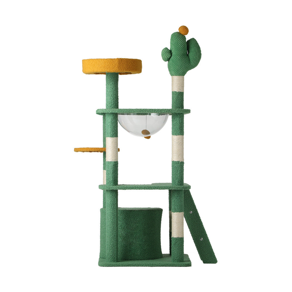 Cat Tree Tower Scratching Post Pet Condo  130cm