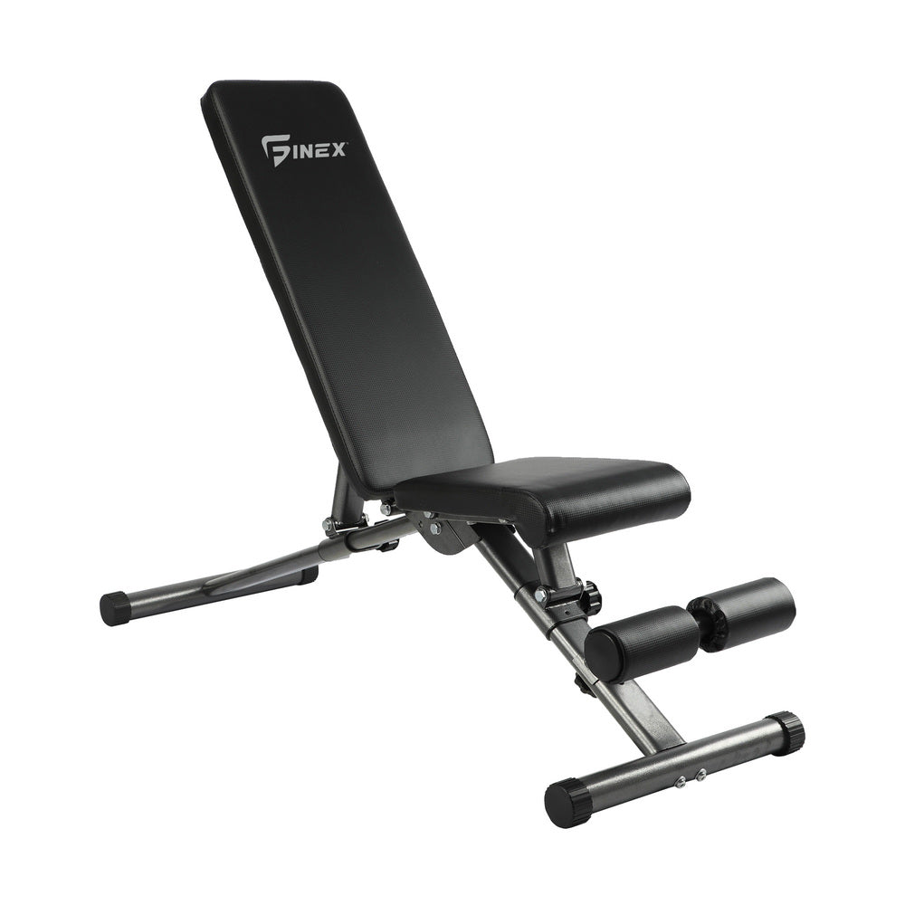 FID Dumbbell Weight Bench Flat Incline Decline Adjustable