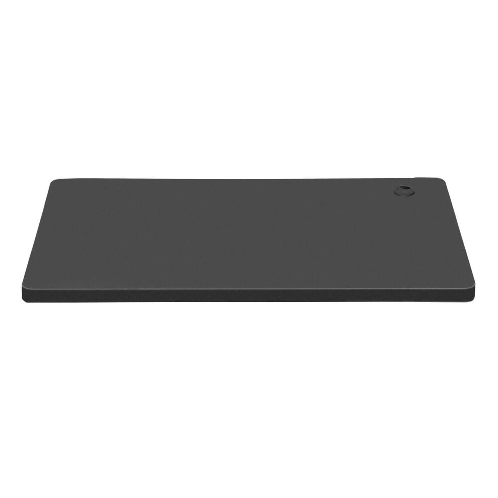 Standing Desk Tabletop with Drilled Hole Black 120x60cm