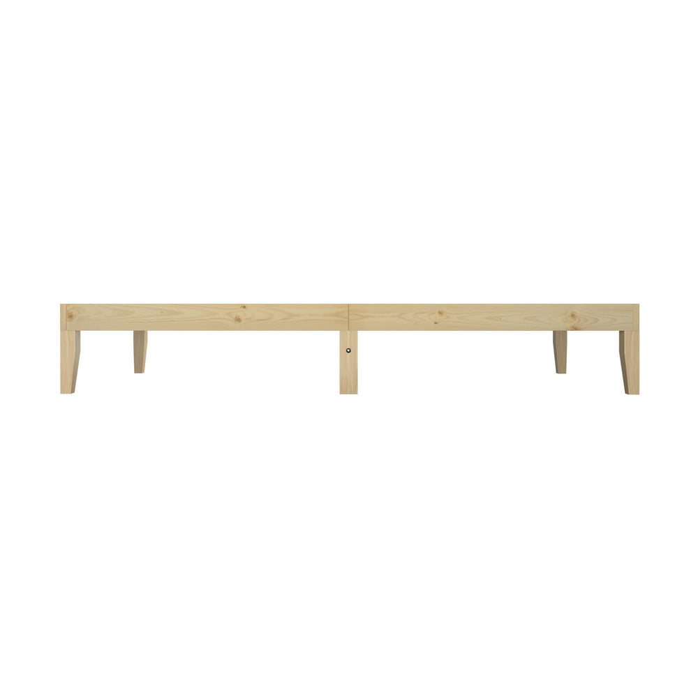 Single Bed Frame Pine Wood Base