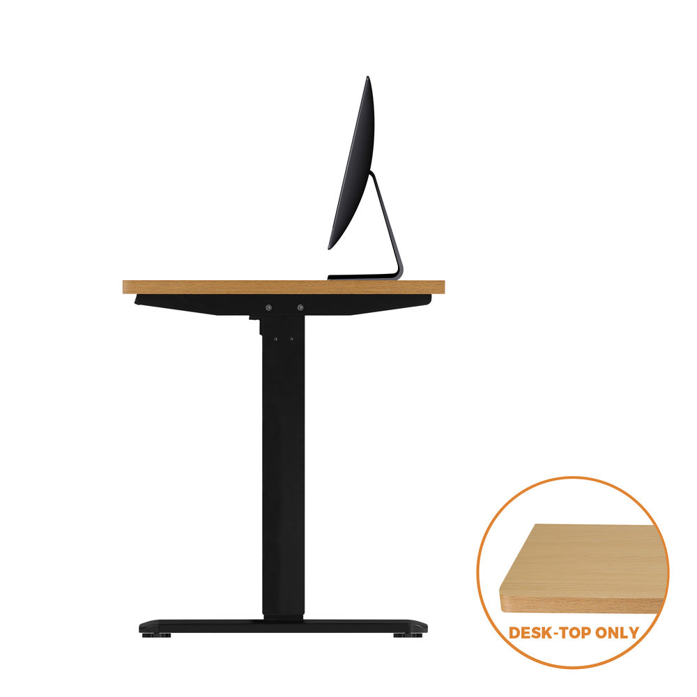 Oak Standing Desk Top with Drilled Hole 140x70cm
