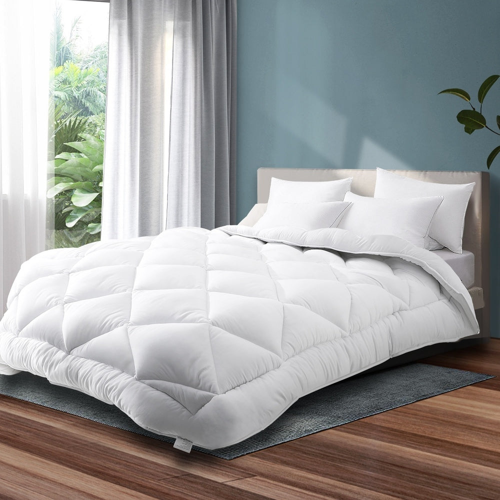 Queen Winter Quilt 750GSM Bamboo Microfiber Duvet