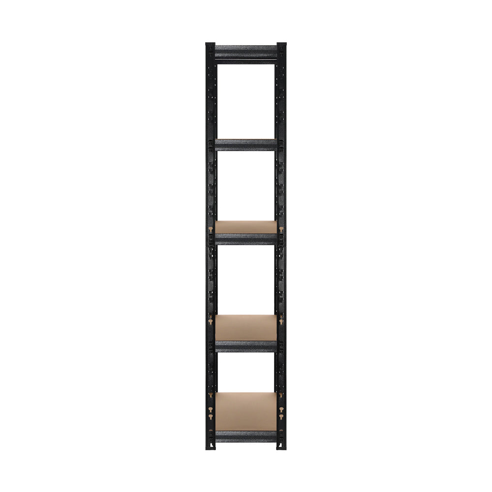 1.5m Adjustable 5 Tier Warehouse Storage Racks Set of 4