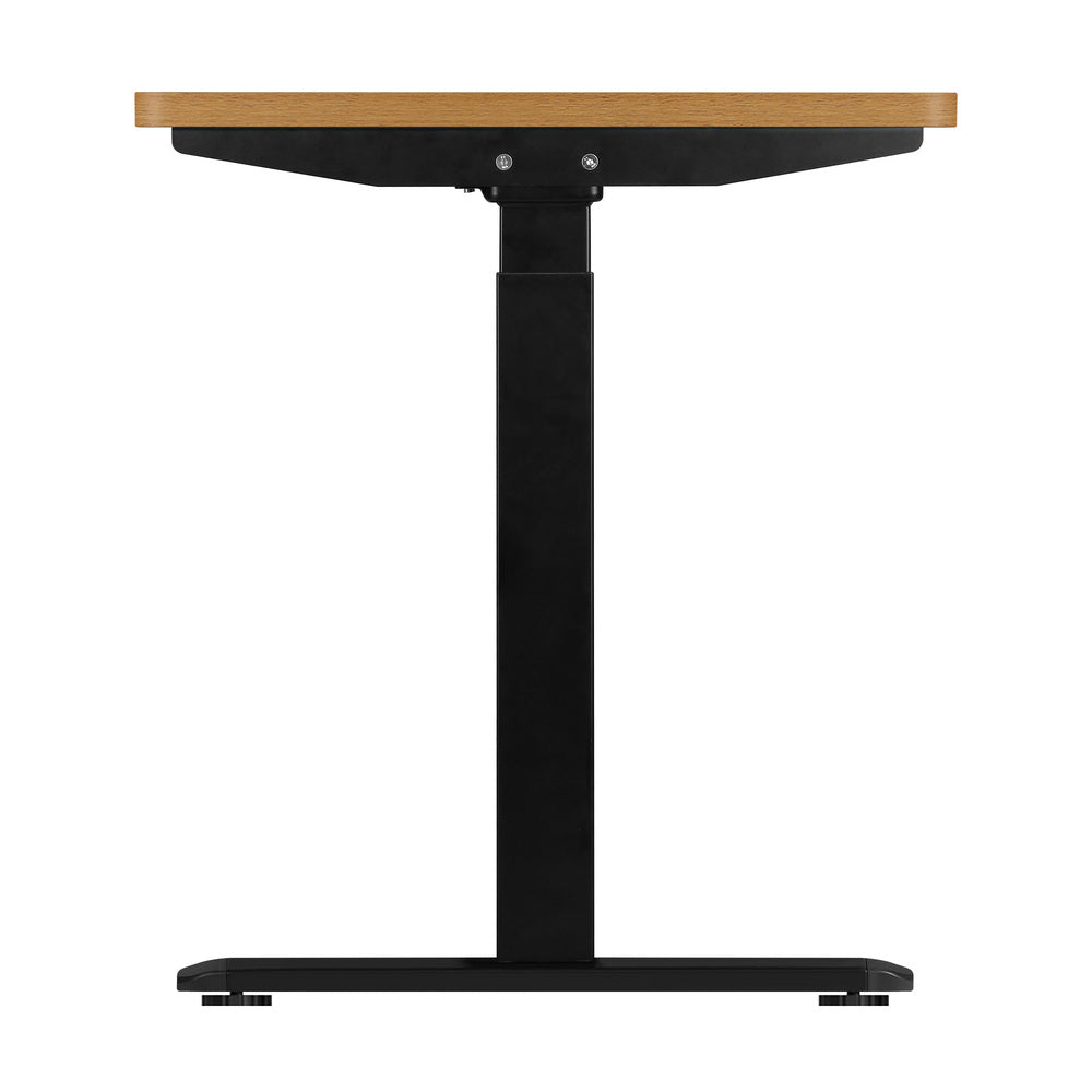 Standing Desk Dual Motor Adjustable 120cm Black and Oak