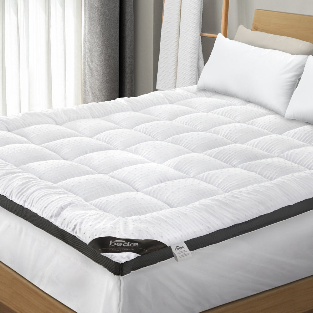 Queen Mattress Topper Pillowtop Airflow Mesh 5cm