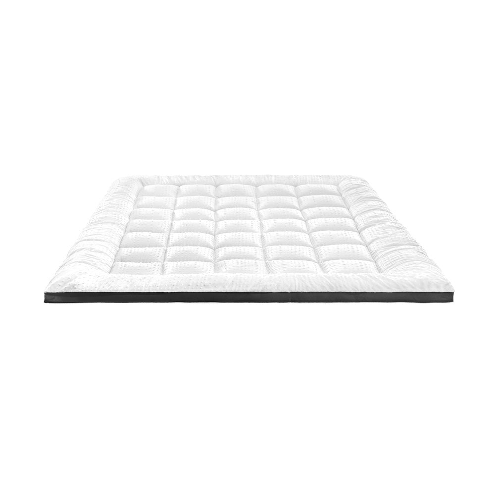 Queen Mattress Topper Pillowtop Airflow Mesh 5cm