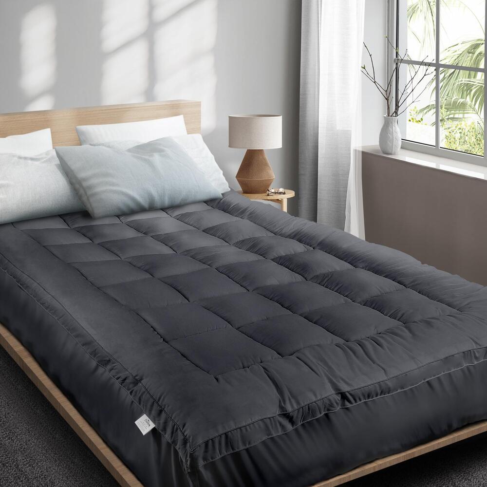 Single Mattress Topper Pillow Top Microfiber 1000 GSM