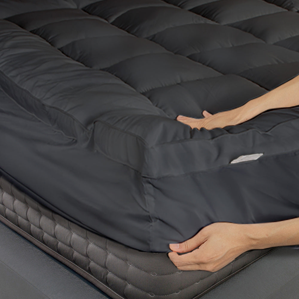Single Mattress Topper Pillow Top Microfiber 1000 GSM