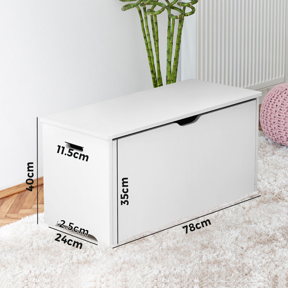 Wooden Kids Toy Storage Box Chest Container