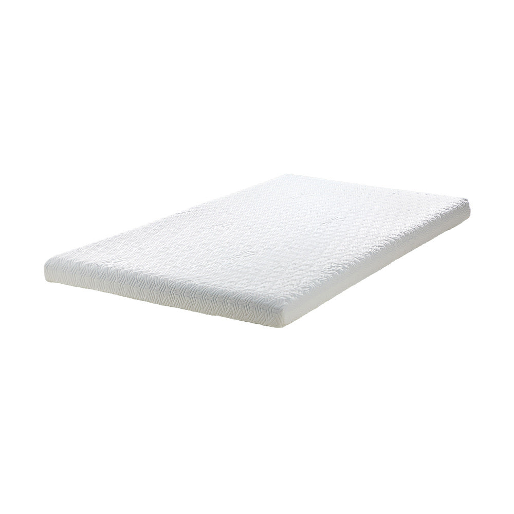 King Single Memory Foam Mattress Topper Reversible Cool Gel 10 cm