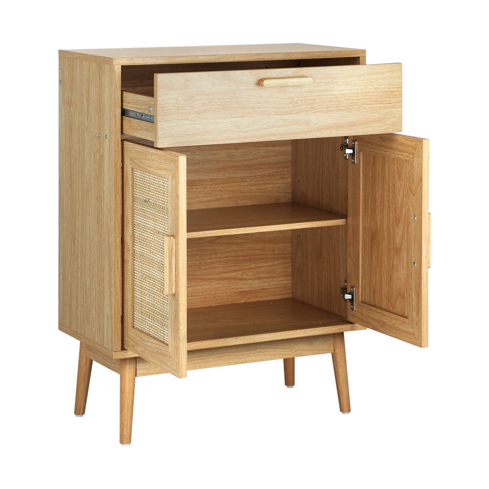 Sideboard Rattan Hallway Table Wood