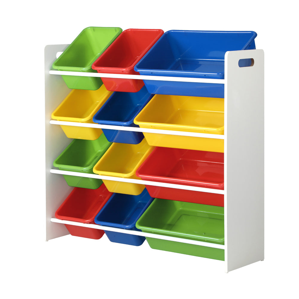 Kids Toy Box Organizer with 12 Bins