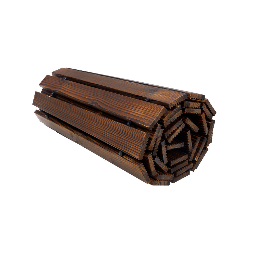 Wooden Garden Pathway Roll-Out Walkway 8FT Straight