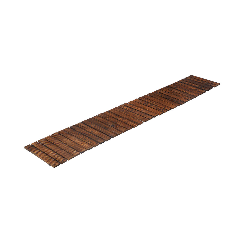Wooden Garden Pathway Roll-Out Walkway 8FT Straight