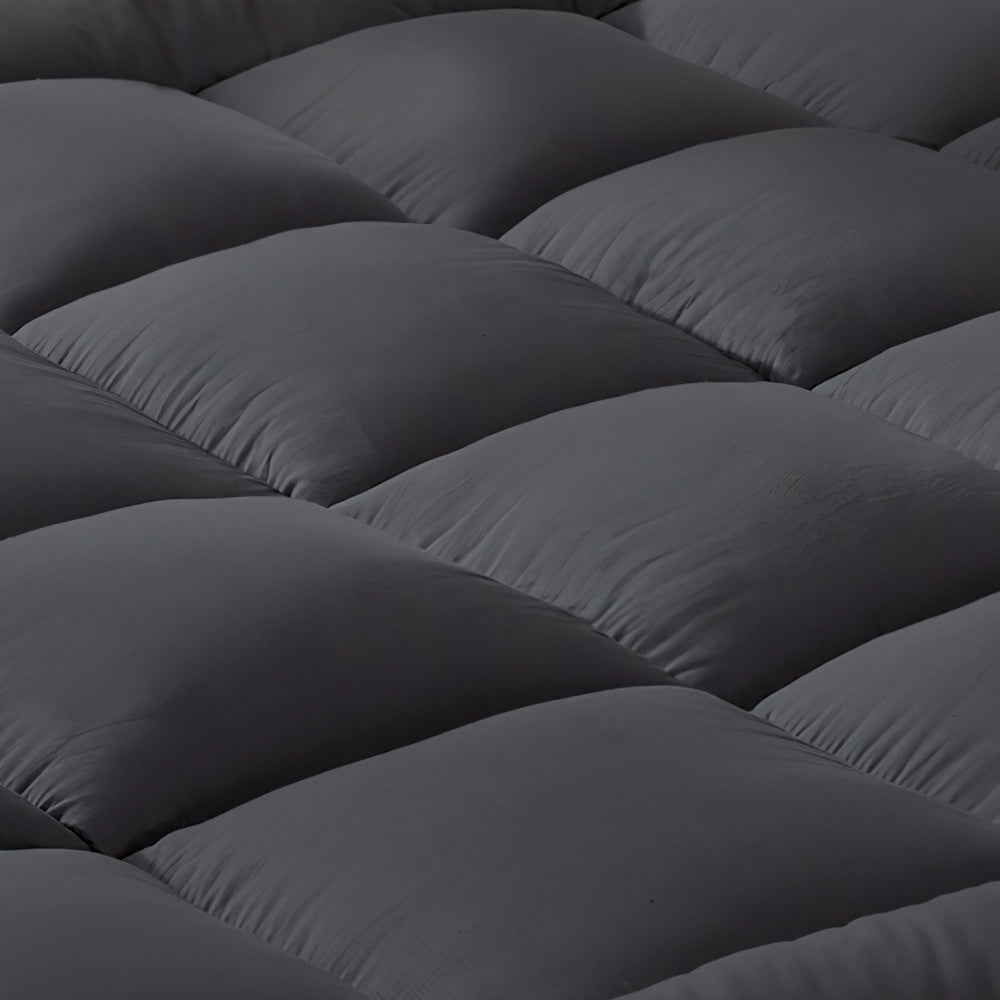 King Mattress Topper Pillow Top Microfiber 1000GSM