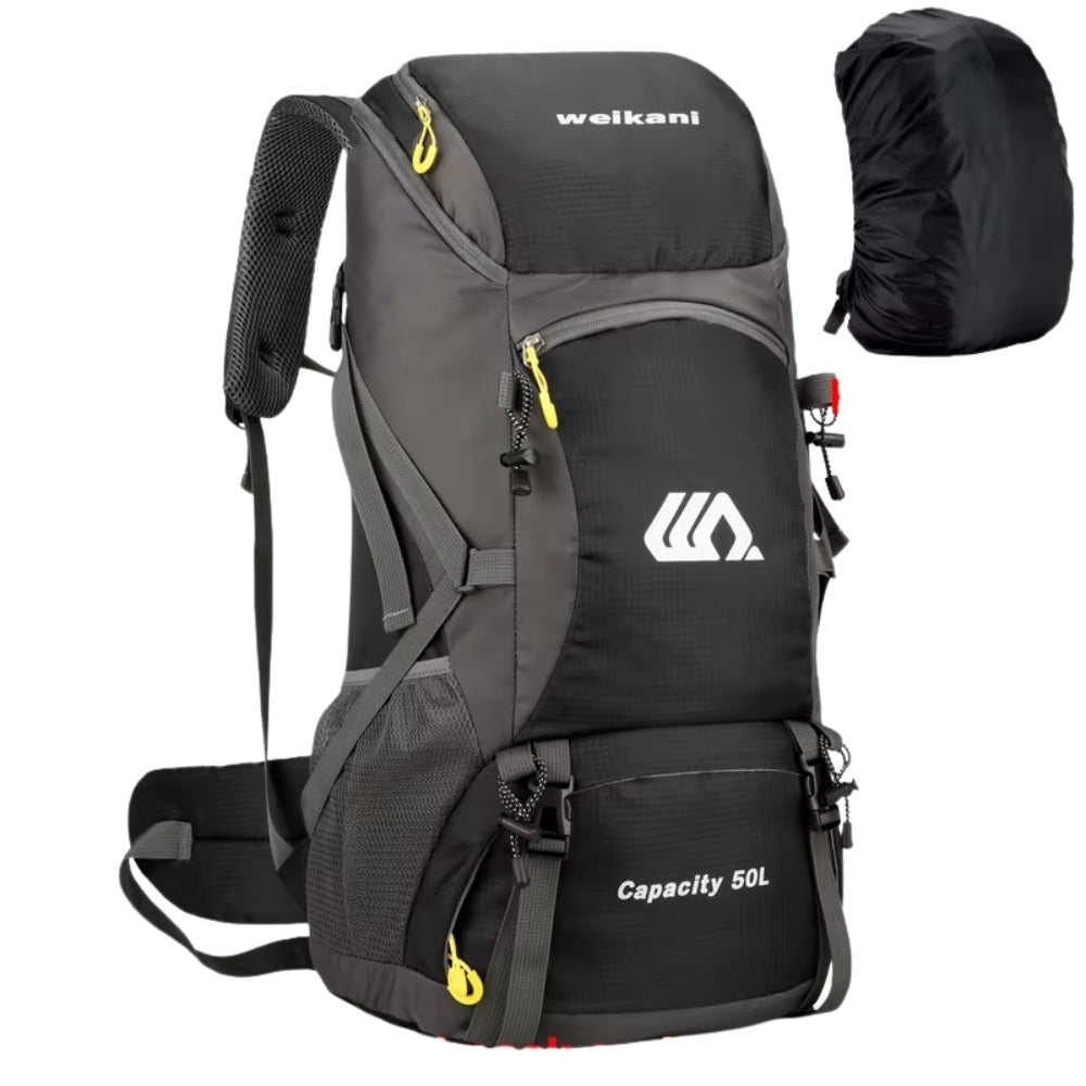 50L Travel Backpack Waterproof Hiking Camping Rucksack for Outdoor Sports