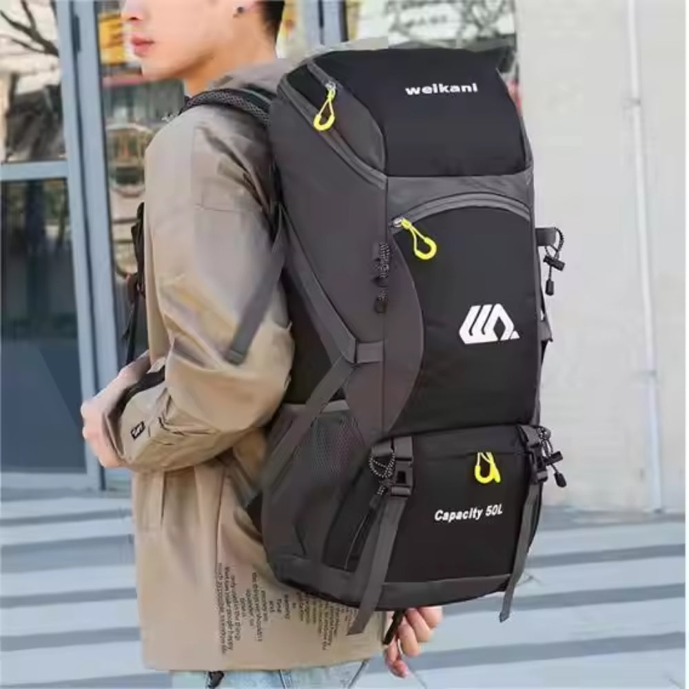 50L Travel Backpack Waterproof Hiking Camping Rucksack for Outdoor Sports