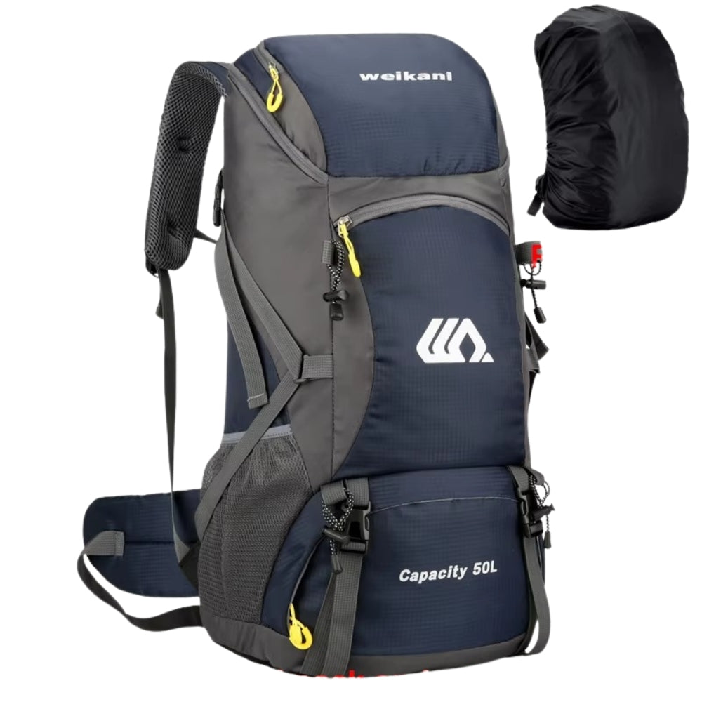 50L Travel Backpack Waterproof Hiking Camping Rucksack for Outdoor Sports