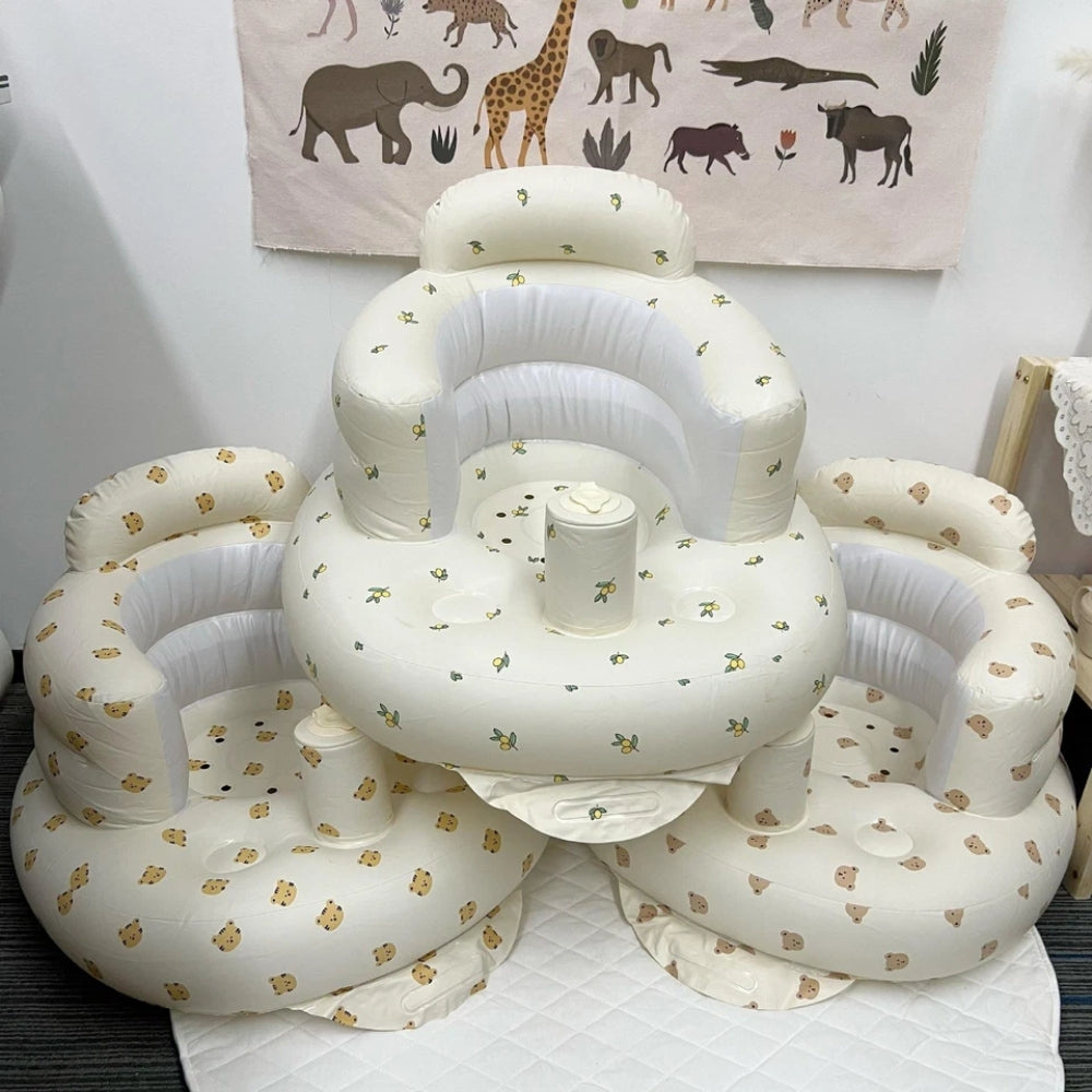 Baby Inflatable Sofa Seat Support Sitting Trainer
