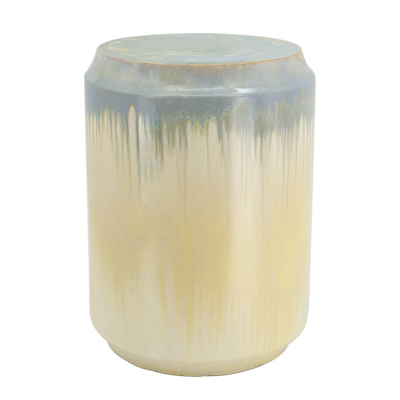 Florence Reactive Glaze Ceramic 46 cm Stool Versatile Accent Seat