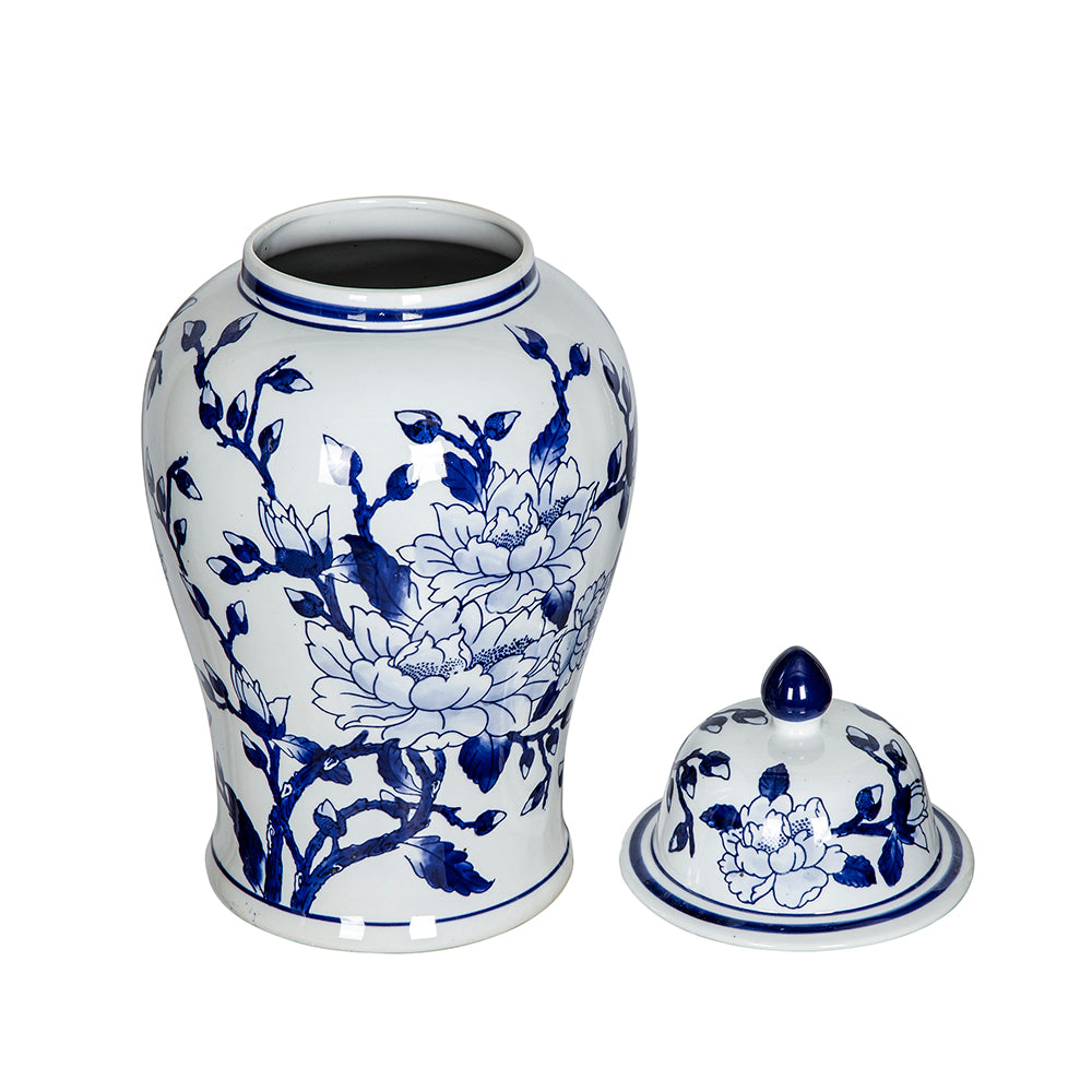 Magnolia Porcelain Ginger Jar 45.7cm Decorative Vase Ming Style