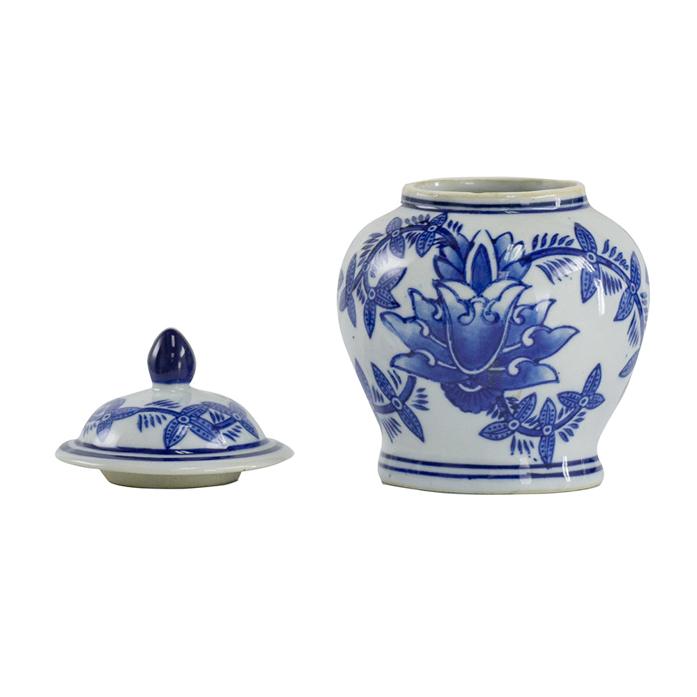 Aline Butterfly Lidded Vase 13.97cm Porcelain Decorative Jar