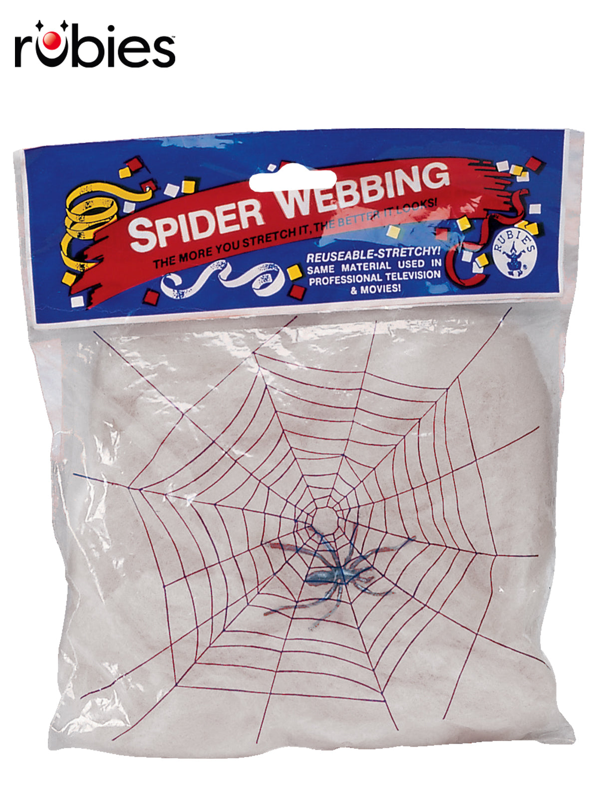 White Spider Webbing  With Spiders