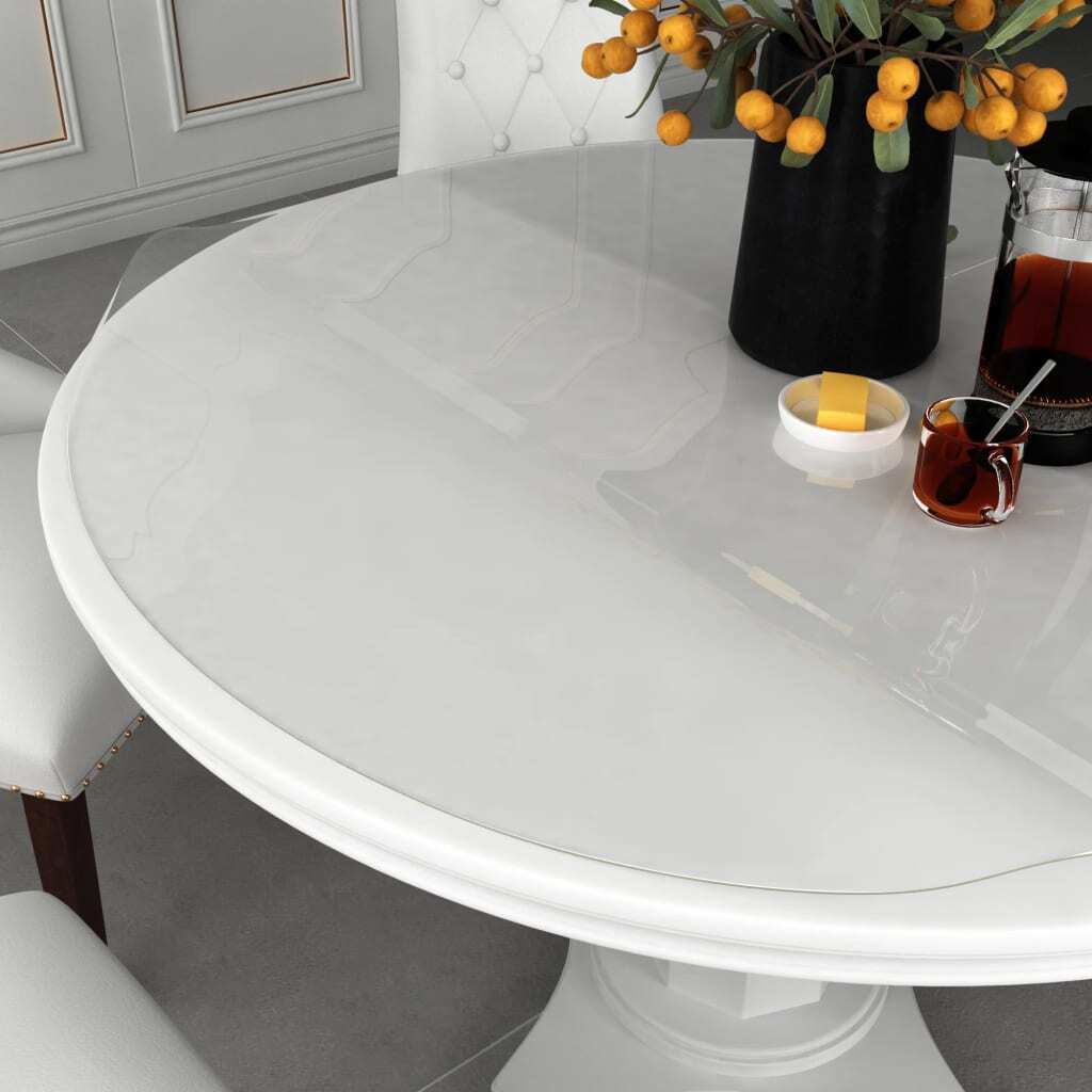 Table Protector Transparent Ã˜ 120 cm 1.6 mm PVC