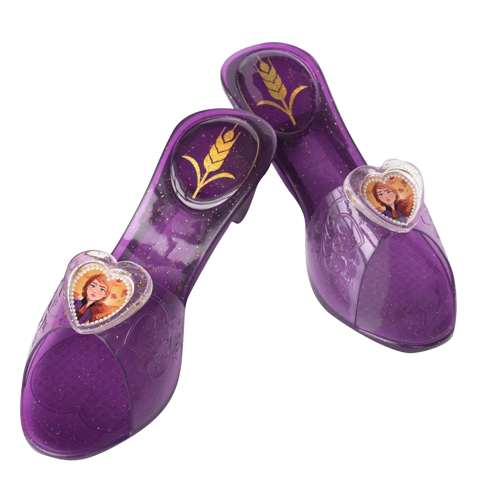 Frozen 2 Anna Jelly Shoes for Girls Princess Dress Up Costume Shoes -  Purple