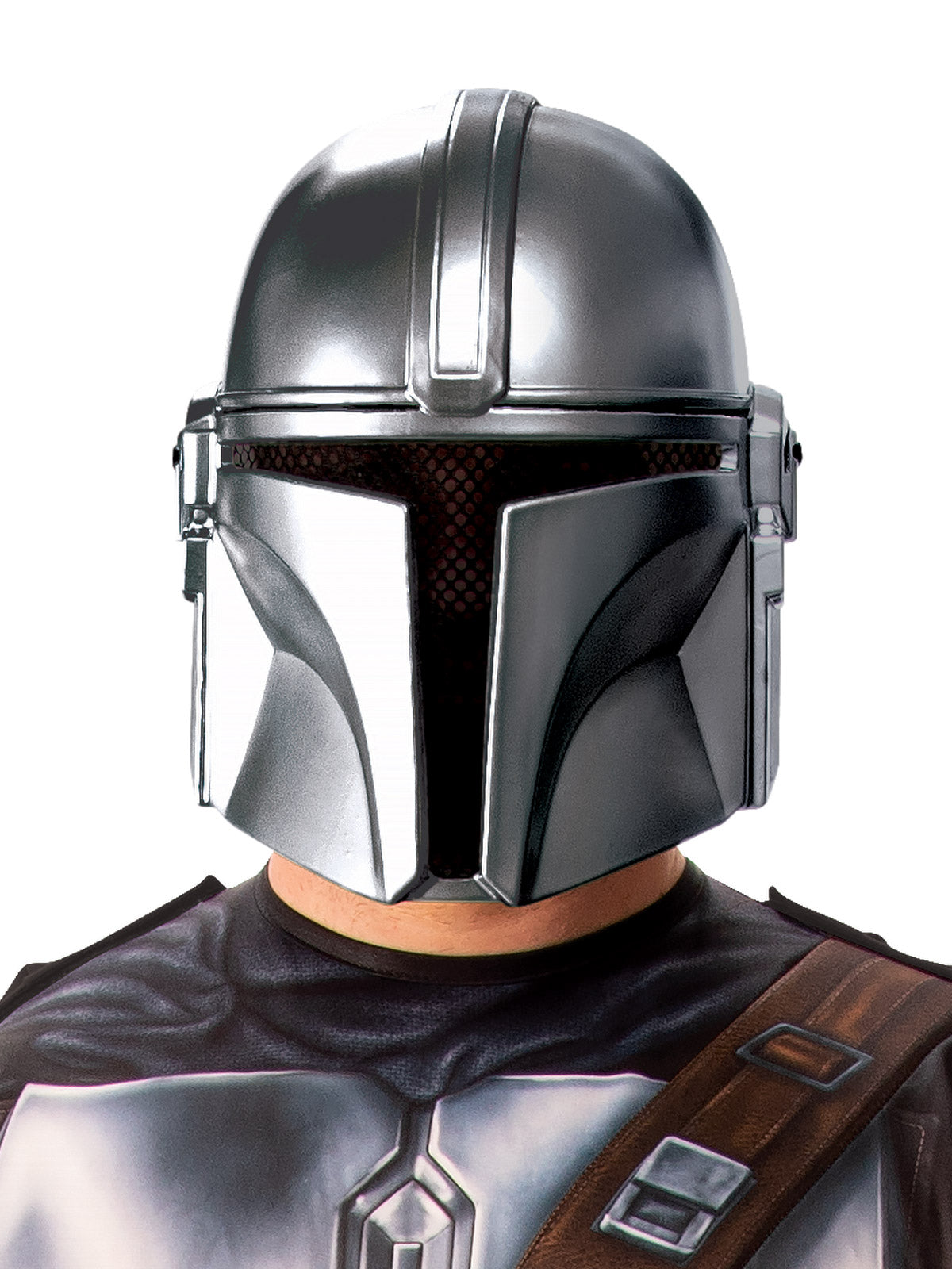 Star Wars The Mandalorian Deluxe Kids Costume with Armour &amp; Mask – Grey Colour