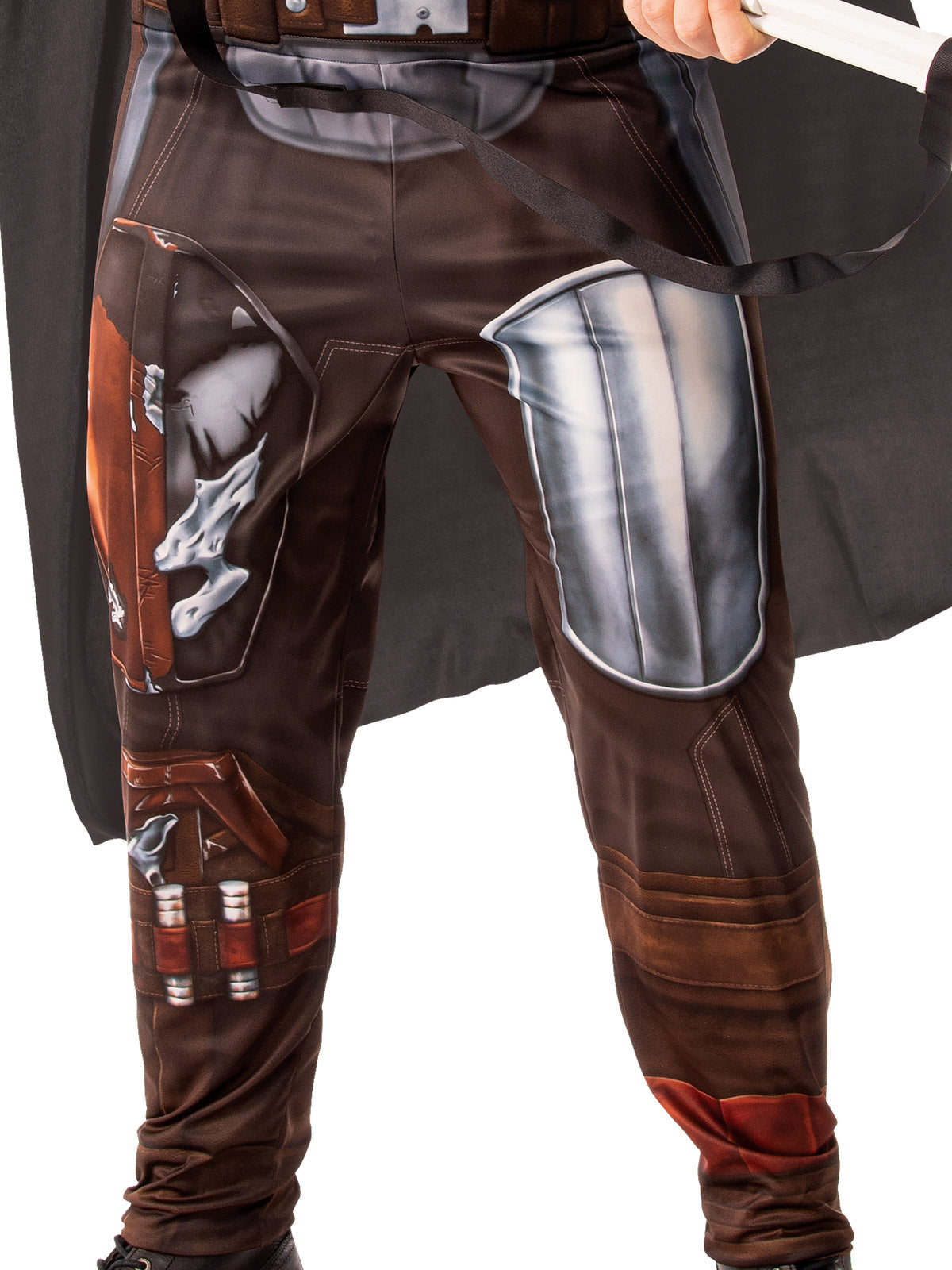 Star Wars The Mandalorian Deluxe Kids Costume with Armour &amp; Mask – Grey Colour