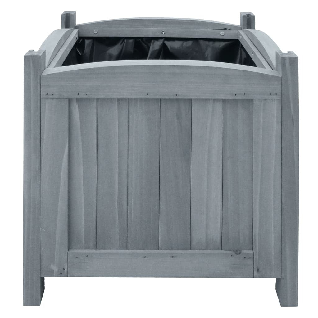 Garden Raised Beds 2 pcs 30x30x30 cm Solid Firwood