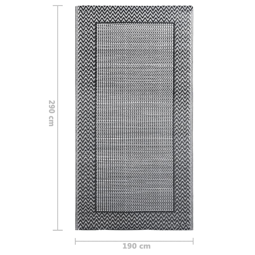 Outdoor Carpet ARAKIL Grey 190x290 cm PP